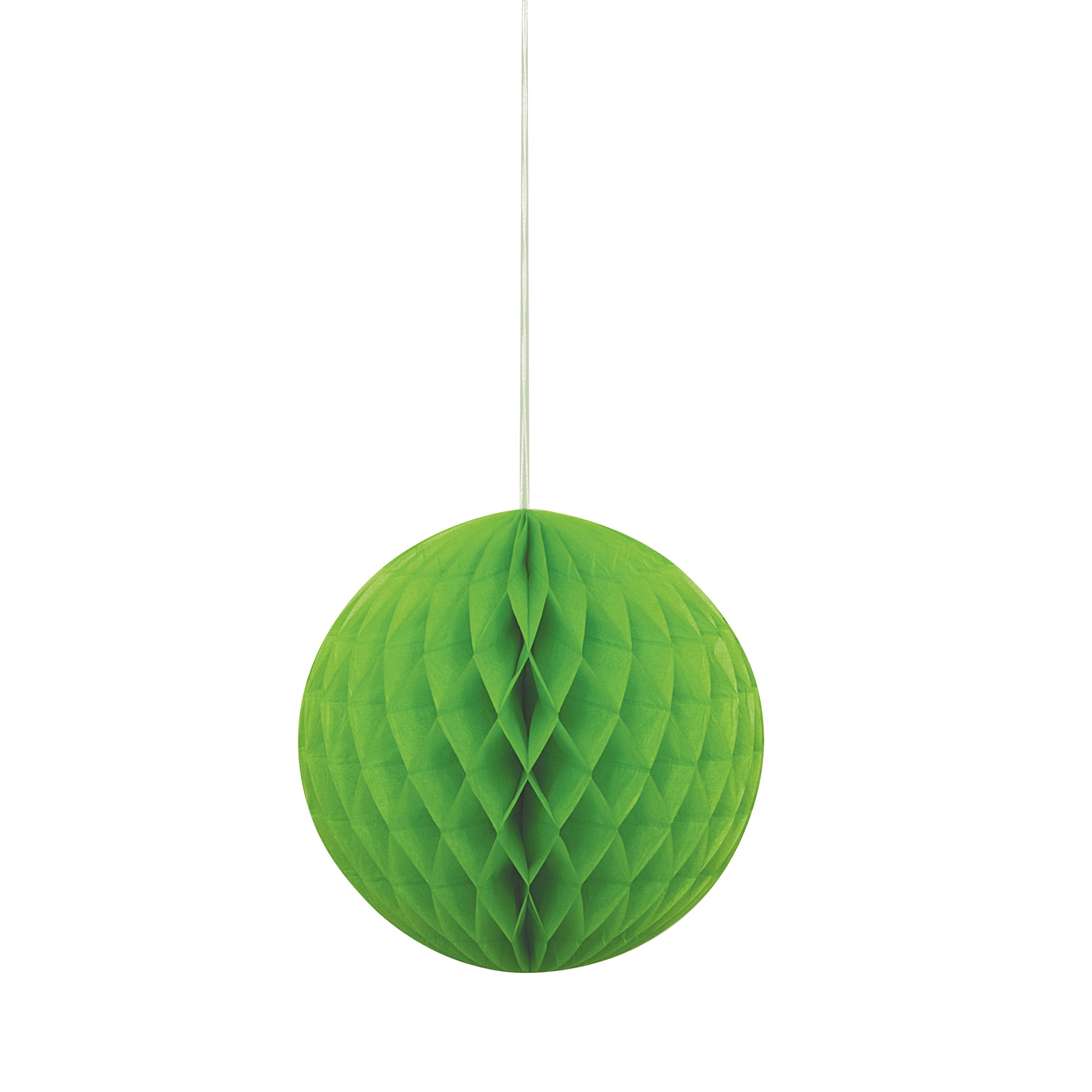 Balle en Papier Nid d'Abeille Vert Lime 8po