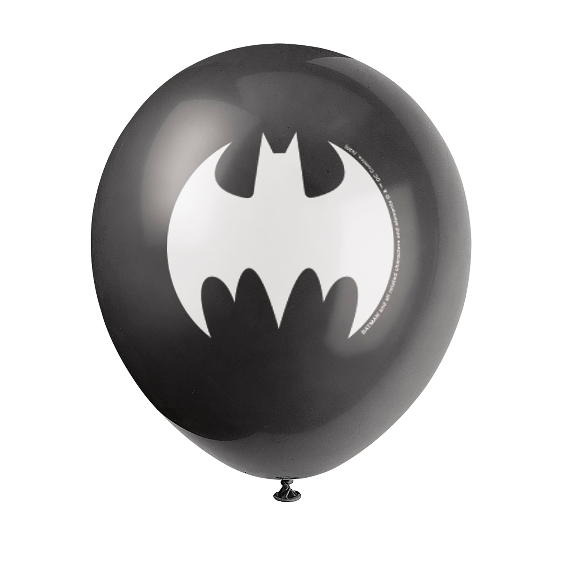 Batman 8 Printed Latex Balloons 12in Assorted Colors