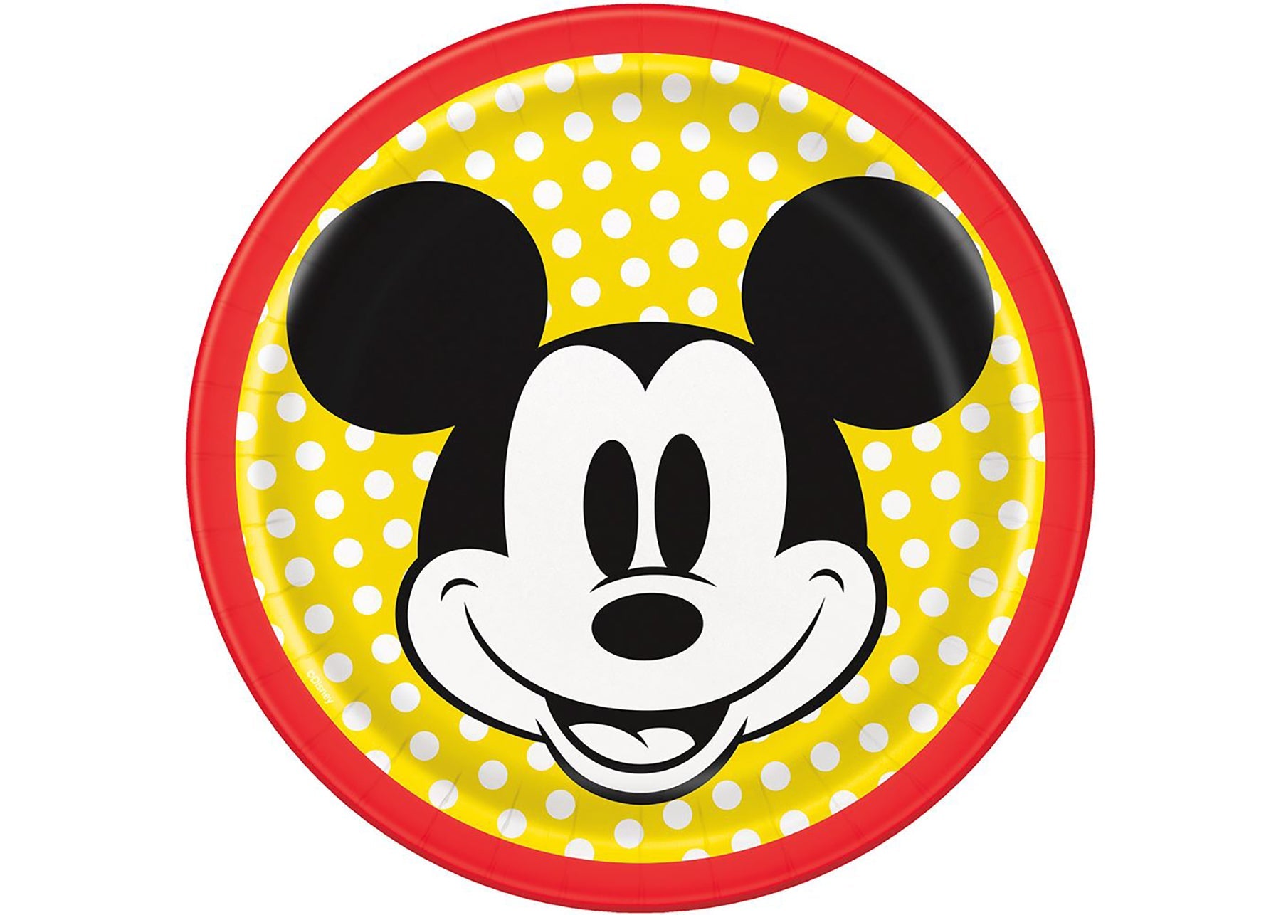 Mickey Mouse 8 Round Paper Plates 7in