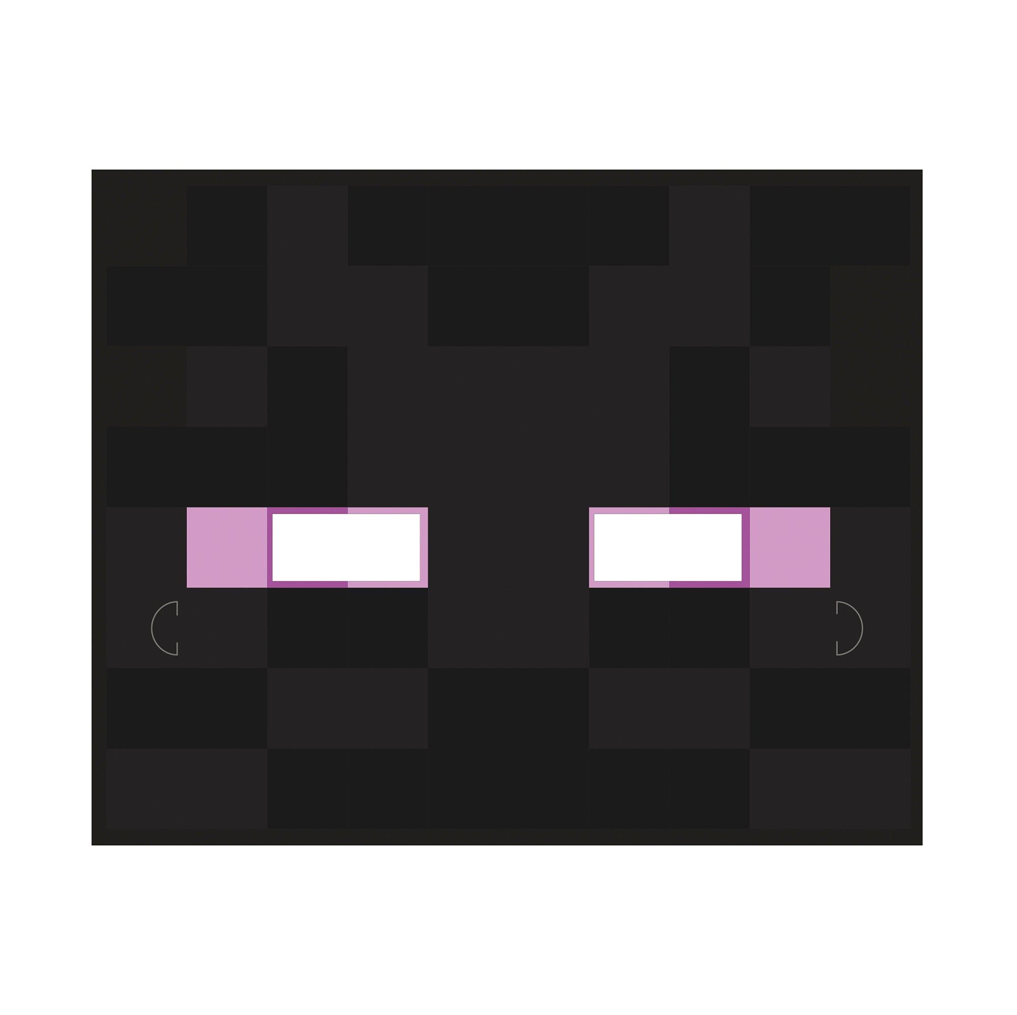 Minecraft 8 Masques en Carton 4 Modèles Assortis