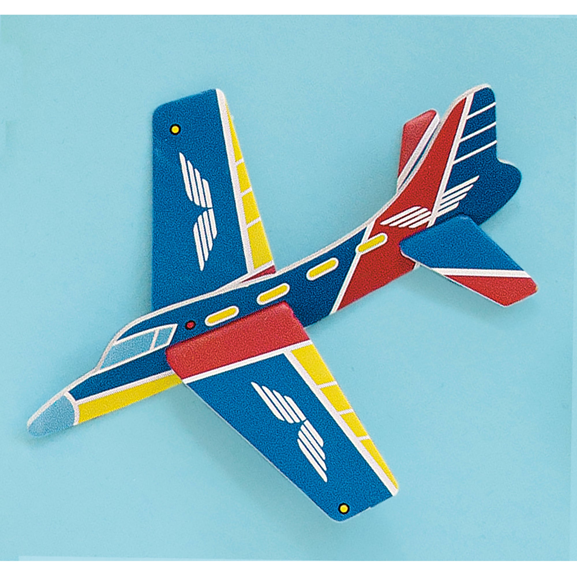 8 Airplane Glider Kits 5x4.25in