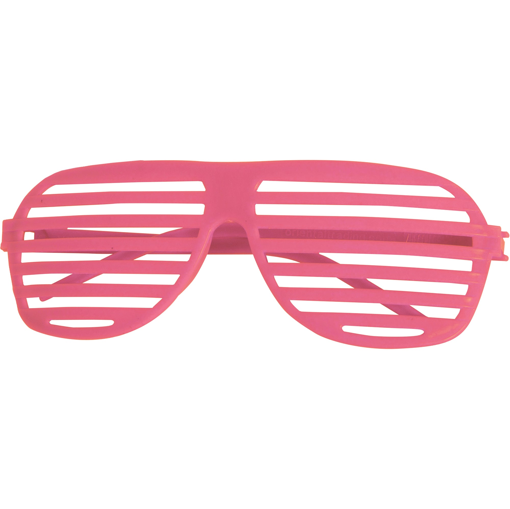 4 Lunettes Fluo à Lames en Plastique