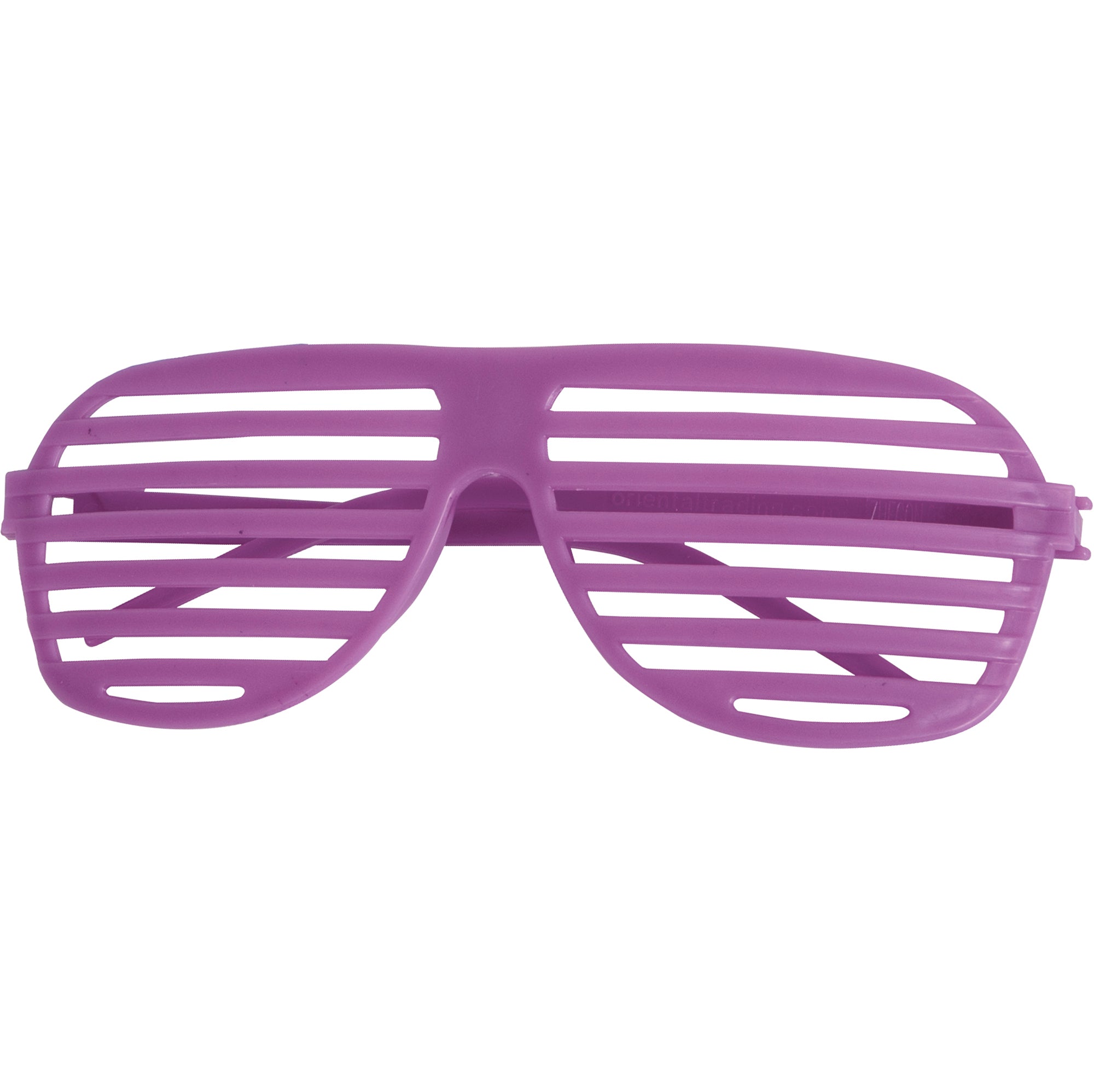 4 Lunettes Fluo à Lames en Plastique