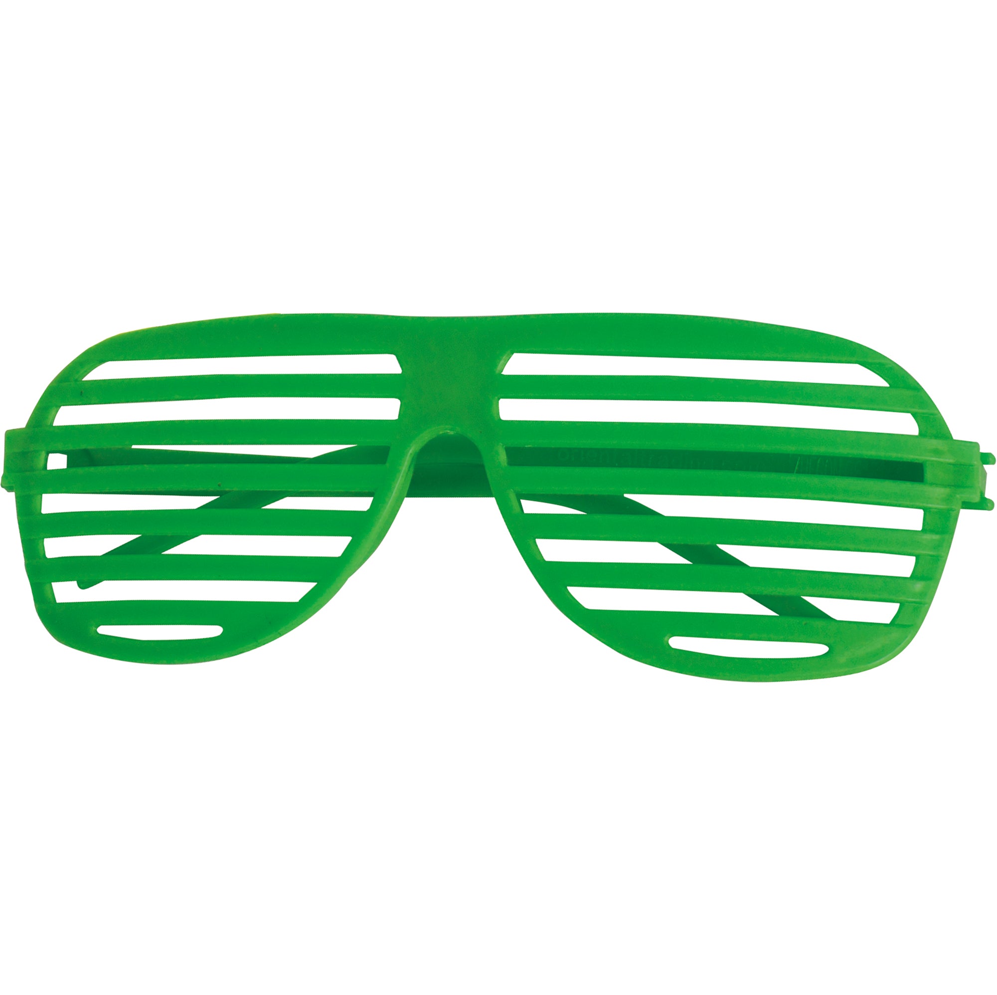 4 Lunettes Fluo à Lames en Plastique