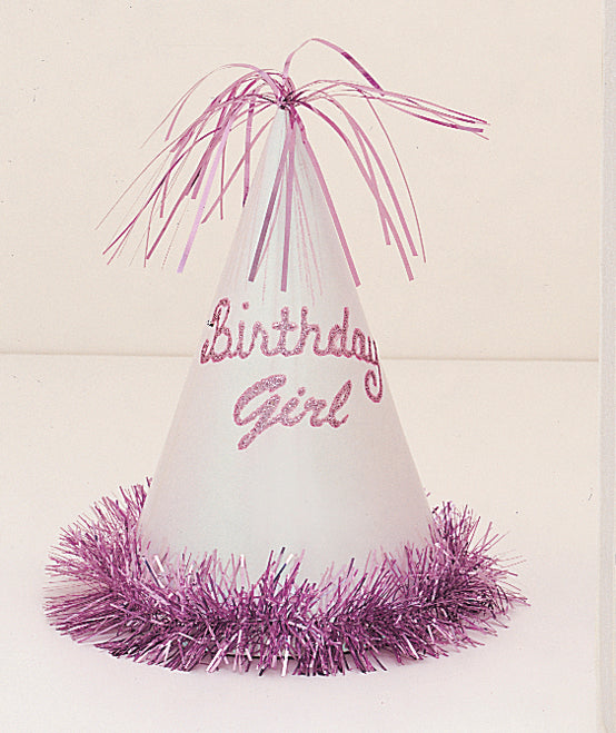 Birthday Girl Glitter Party Hat
