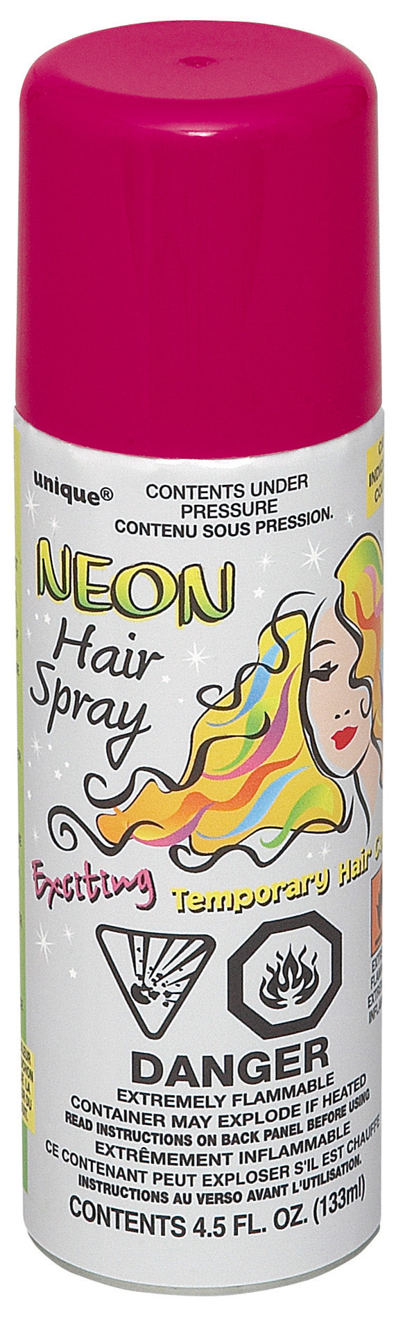 Neon Pink Hair Spray 4.5oz