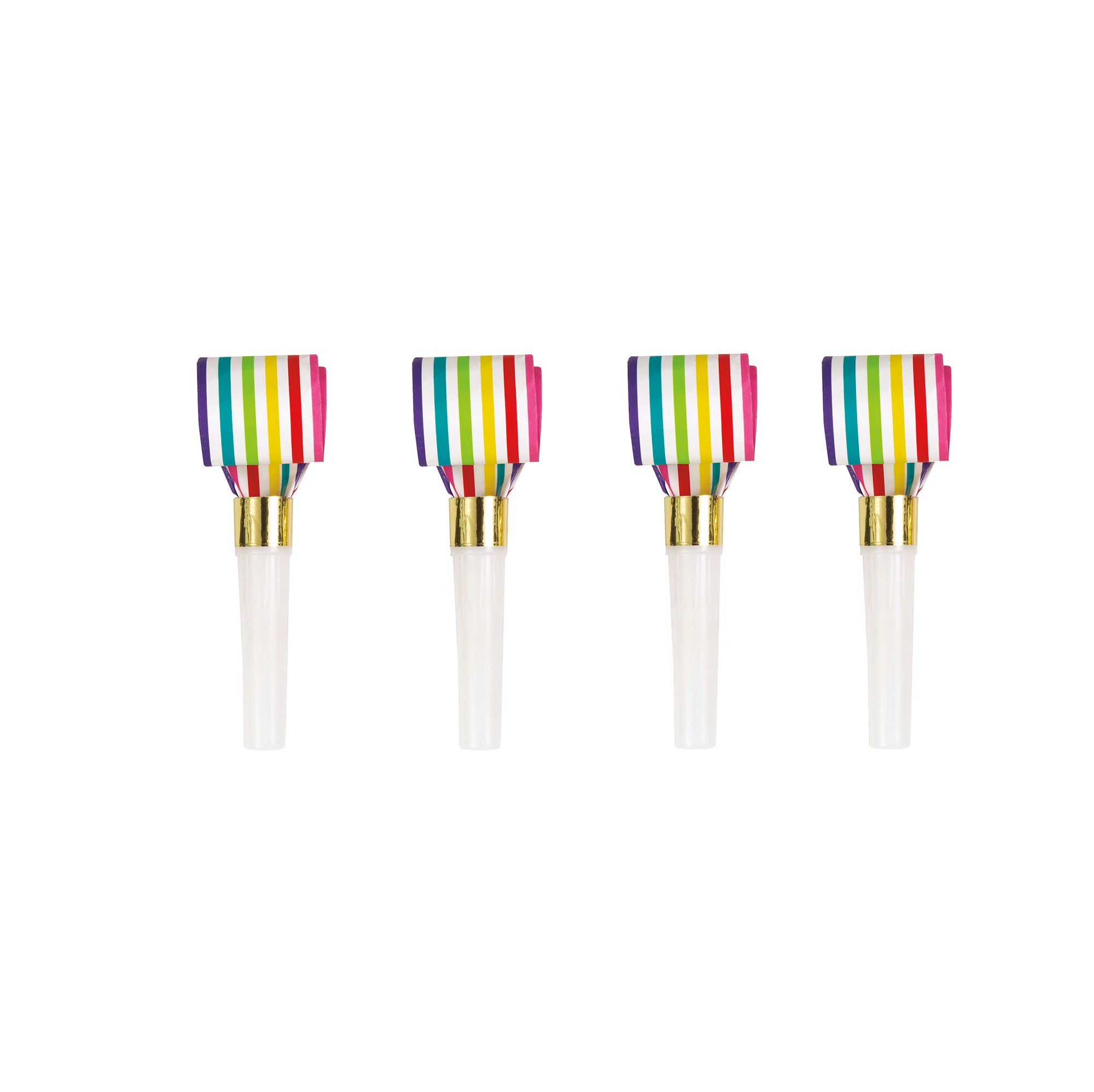 8 Mirlitons Crieurs Arc-en-Ciel 3.5po