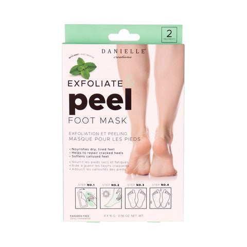 Danielle Creations Foot Peeling Masks - Mint for 2 Treatments 16g (0.56oz)