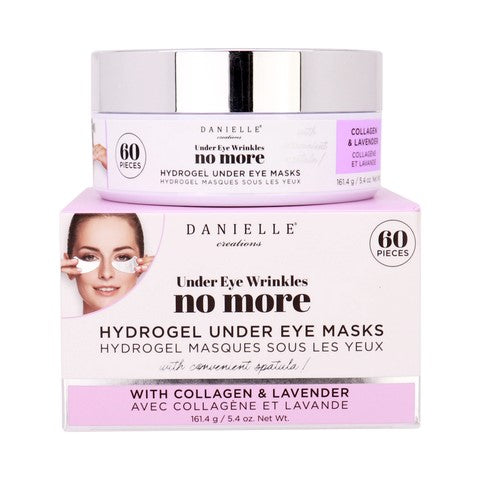 No More 60 Hydrogel Under Eye Masks - Collagen and Lavender 161.4g (5.4oz)