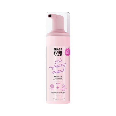 Erase Your Face - Foaming Face Wash with Hyaluronic Acid and Ceramides 200ml (6.7oz)