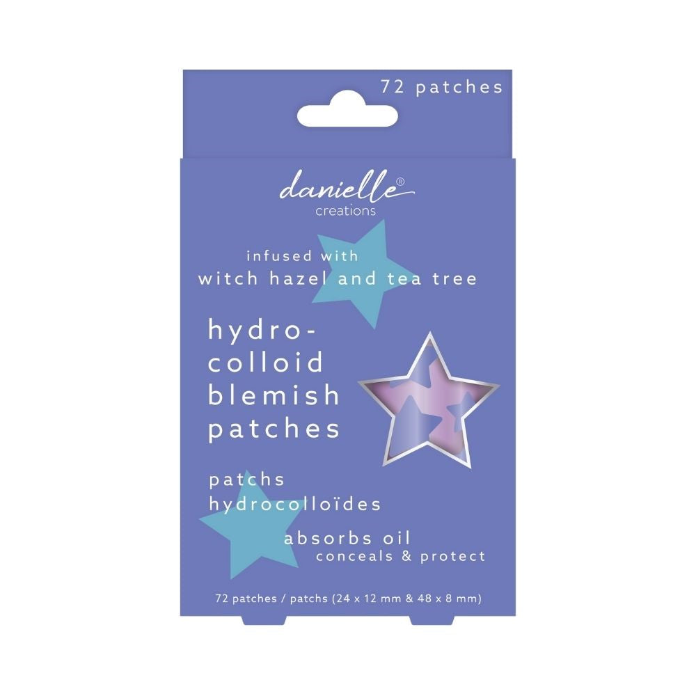 Danielle Creations 72 Hydrocolloid Blemish Patches - Stars 8 and 12mm 