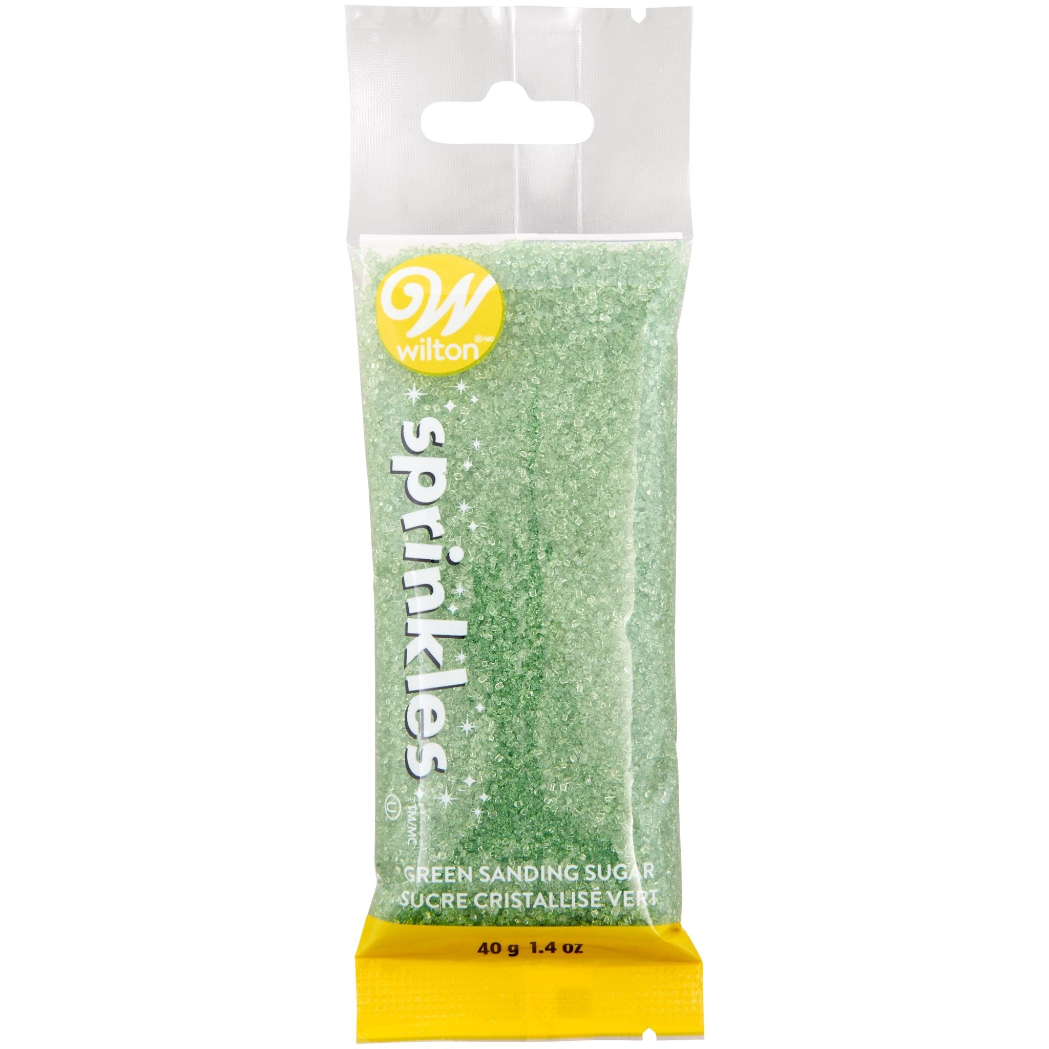 Wilton Green Sanding Sugar Sprinkles 1.4oz (40g) 