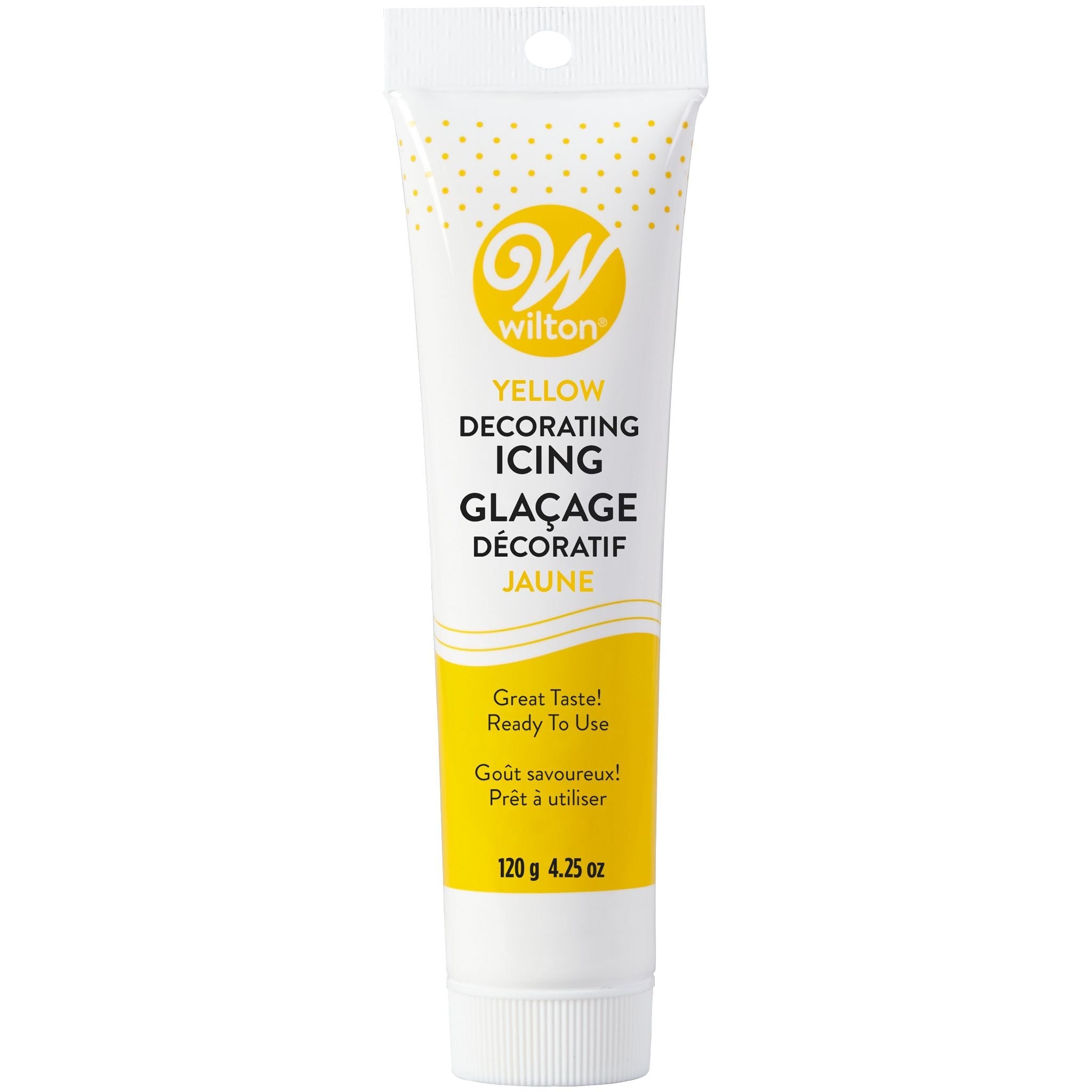 Wilton Lemon Yellow Decorating Icing Tube 4.25oz (120g) 