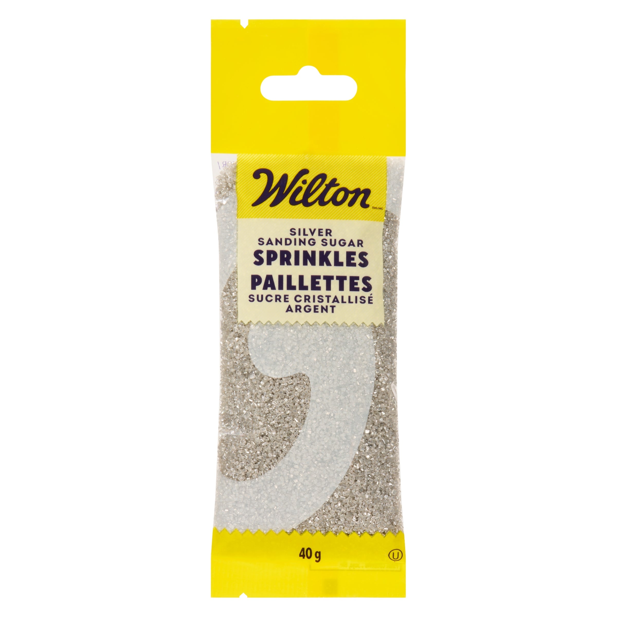 Wilton Silver Sanding Sugar Sprinkles 1.4oz (40g)  