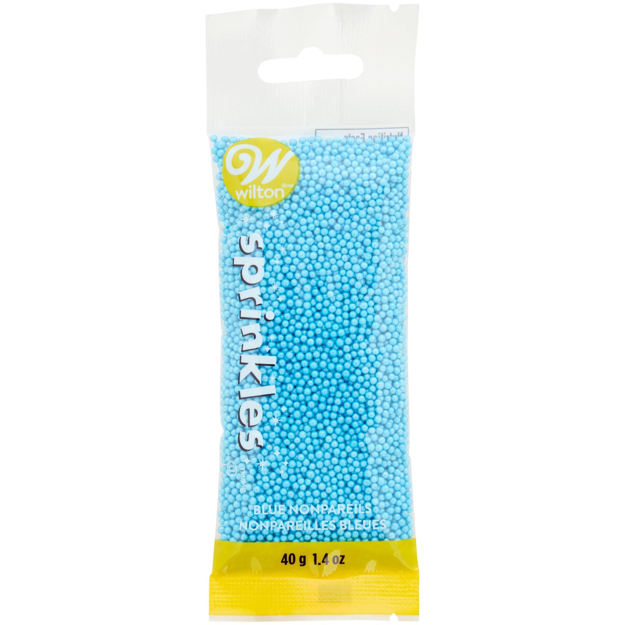 Wilton Sprinkles Blue Nonpareils 1.4oz (40g)  