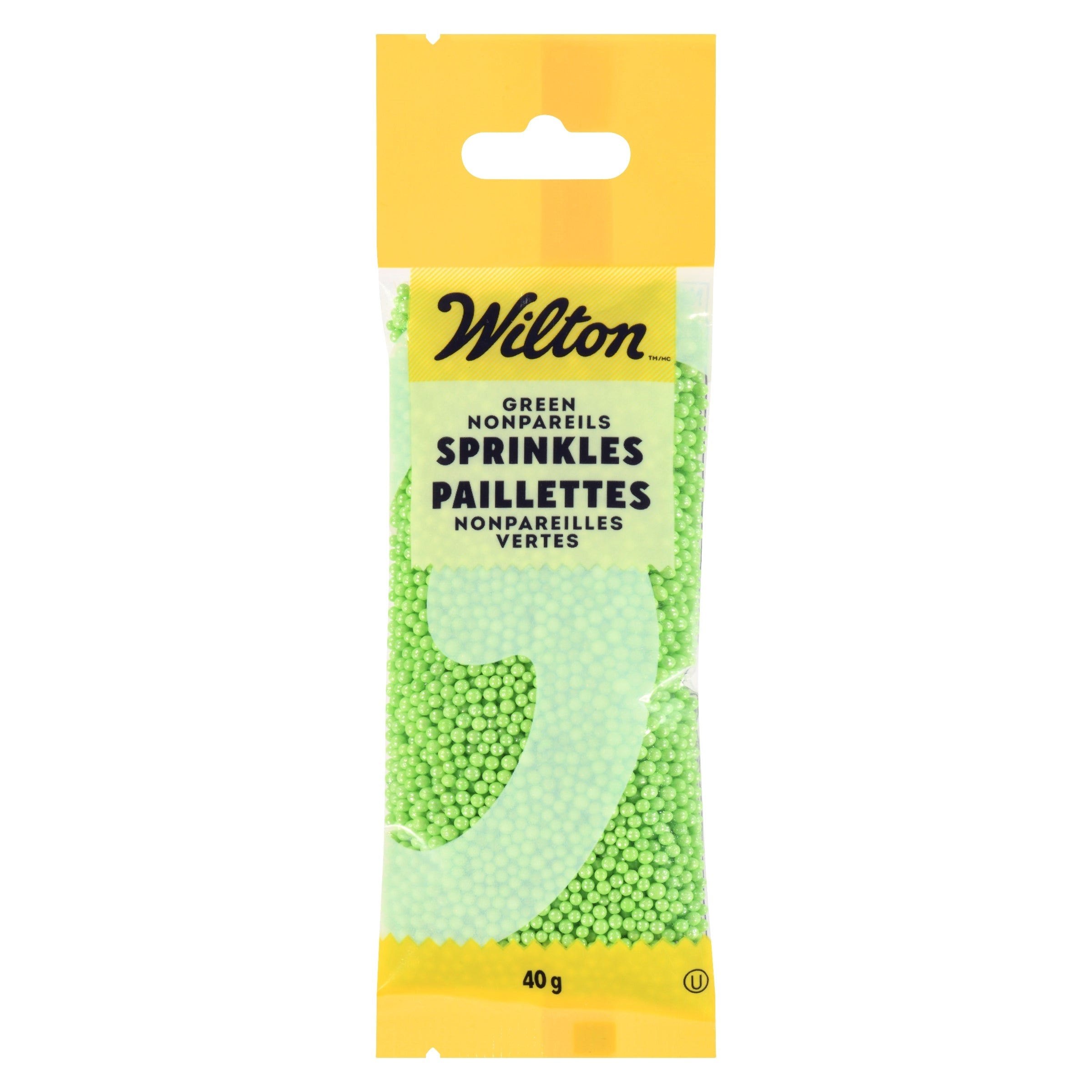 Wilton Sprinkles Green Nonpareils 1.4oz (40g)  