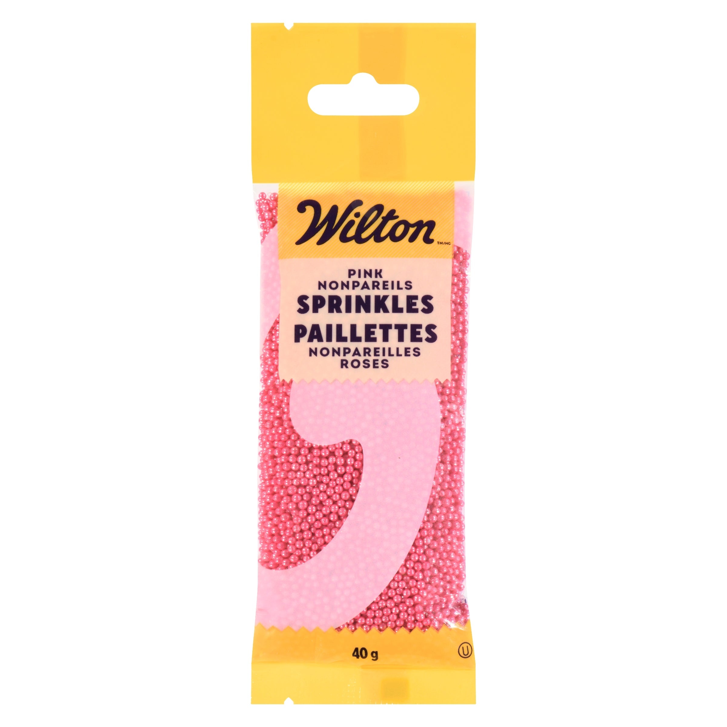 Wilton Sprinkles Pink Nonpareils 1.4oz (40g)  