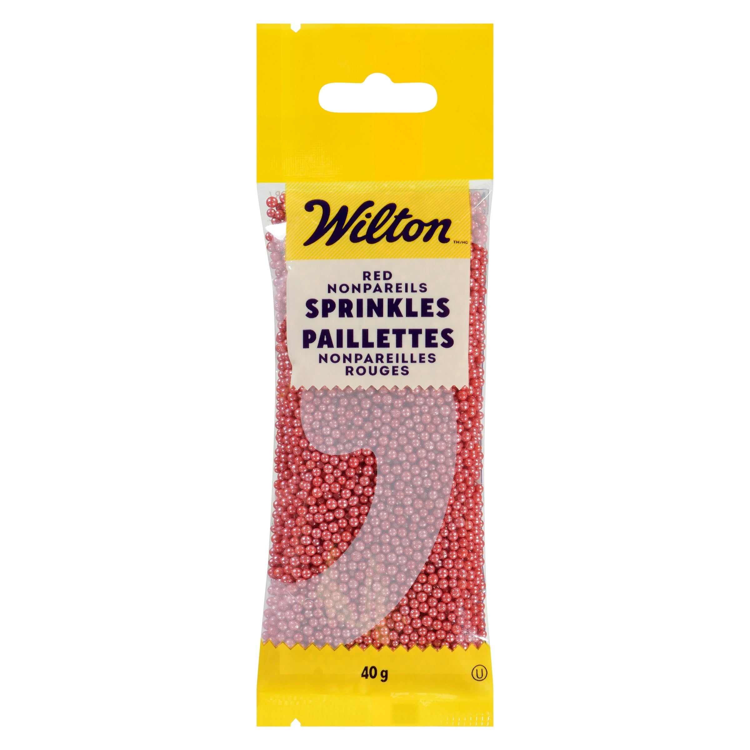 Wilton Sprinkles Red Nonpareils 1.4oz (40g)  
