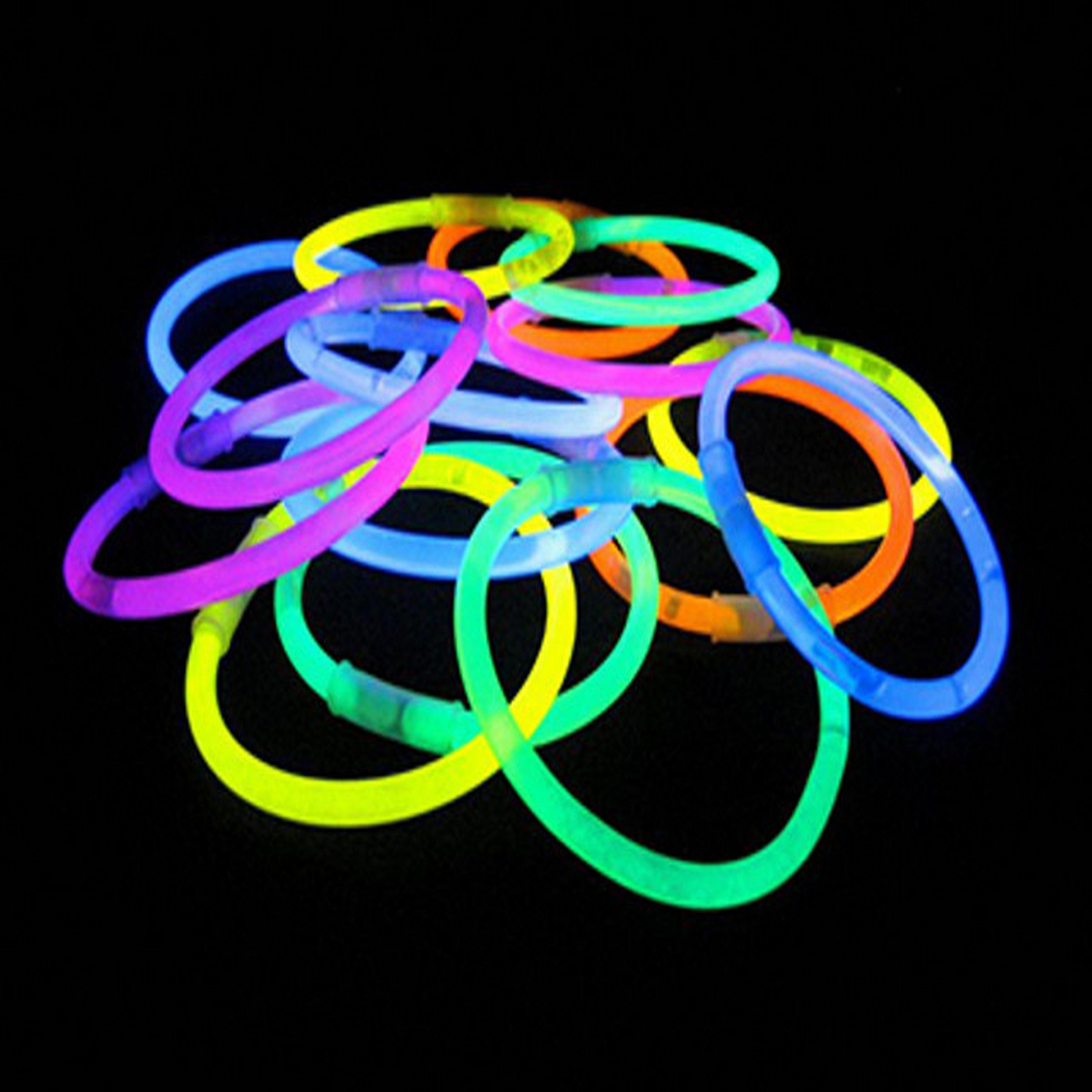 15 Glow Bracelets 8in  Age 3+