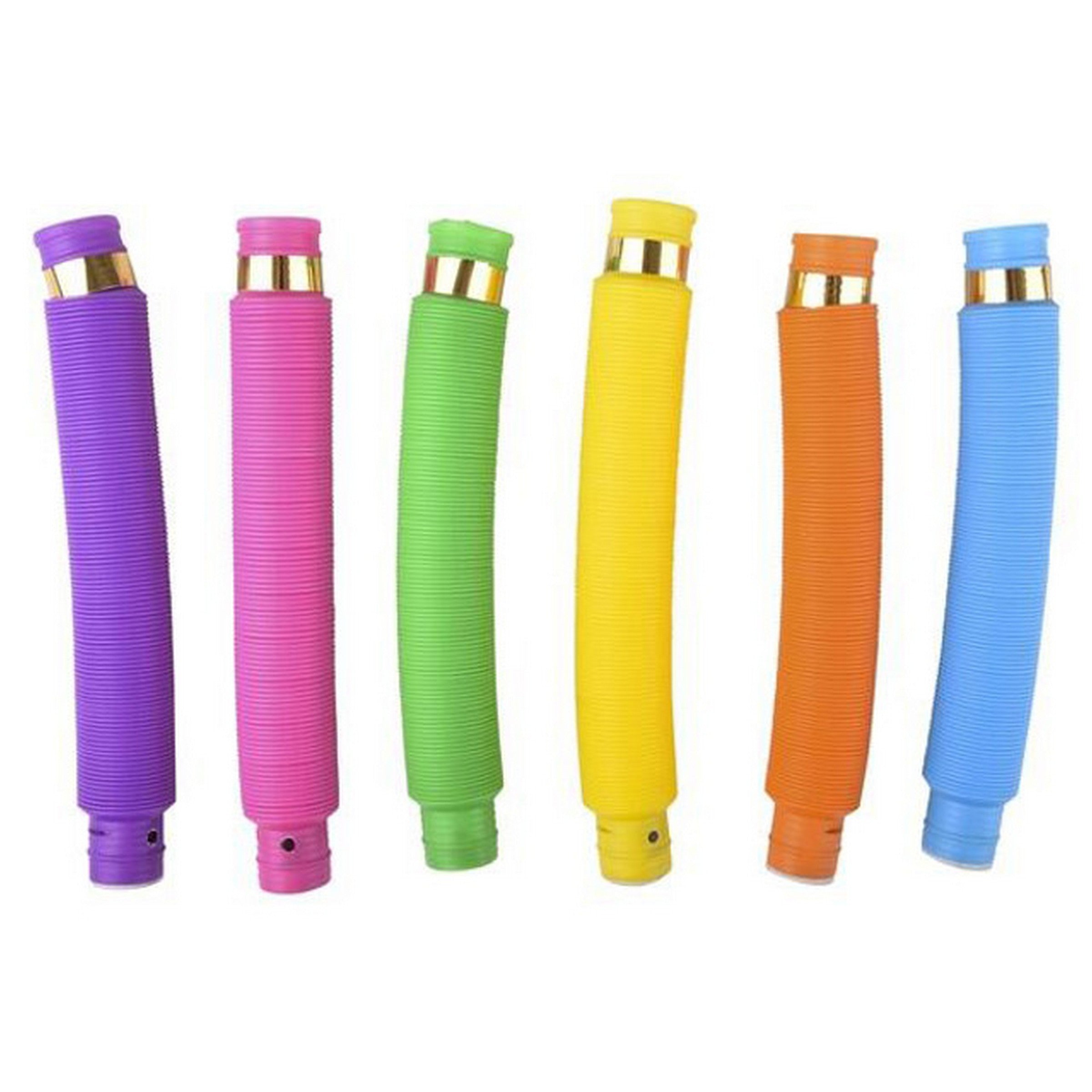 Light-up Plastic Fidget Tube 8in  Age 3+  - Batteries are non-replaceable VRT