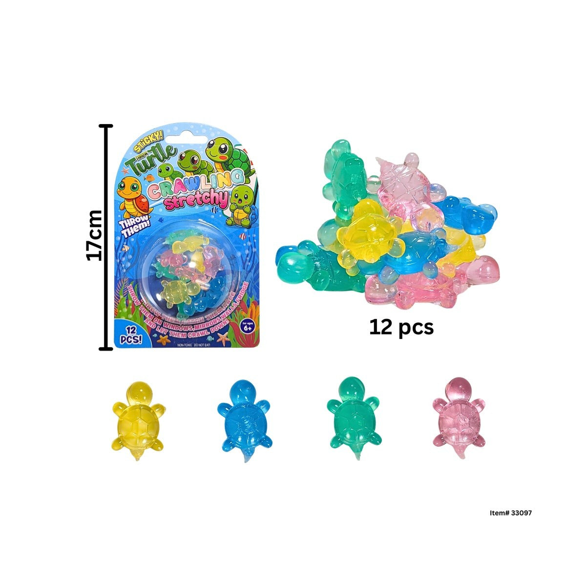 Mini Tortue Collante, sur Carte