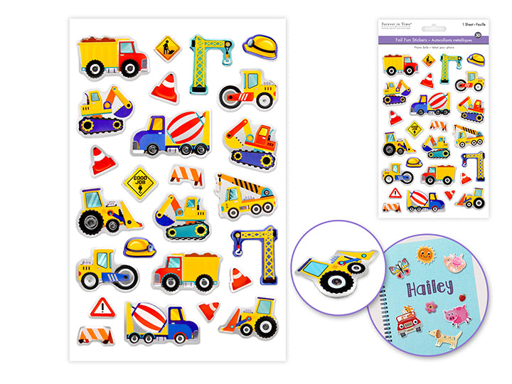 Foil Fun Stickers 5.5x8.3in Machines