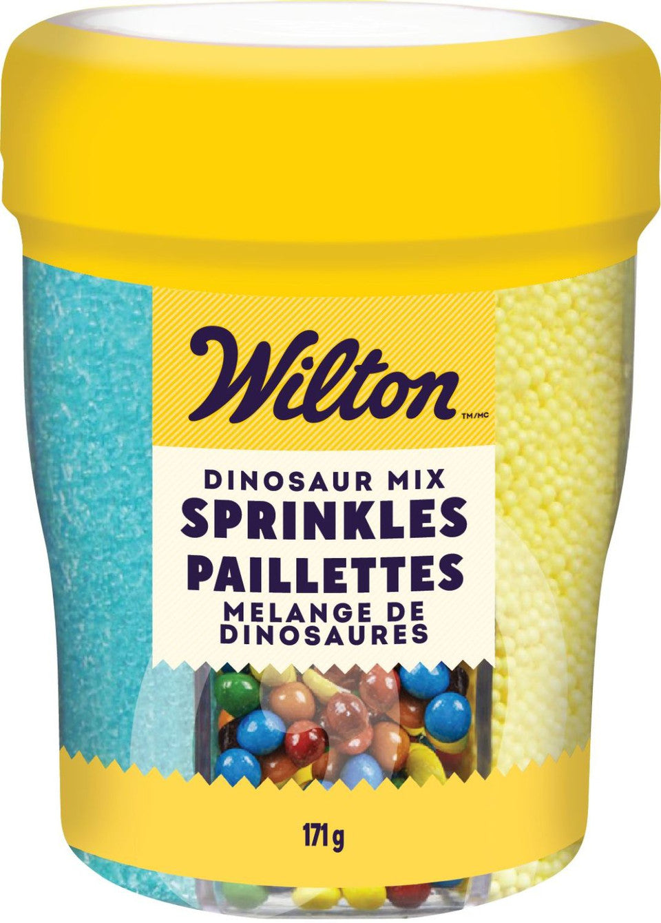 Wilton Sprinkles Mix - Dinosaur, 6-Cell with Turning Lid, 171g