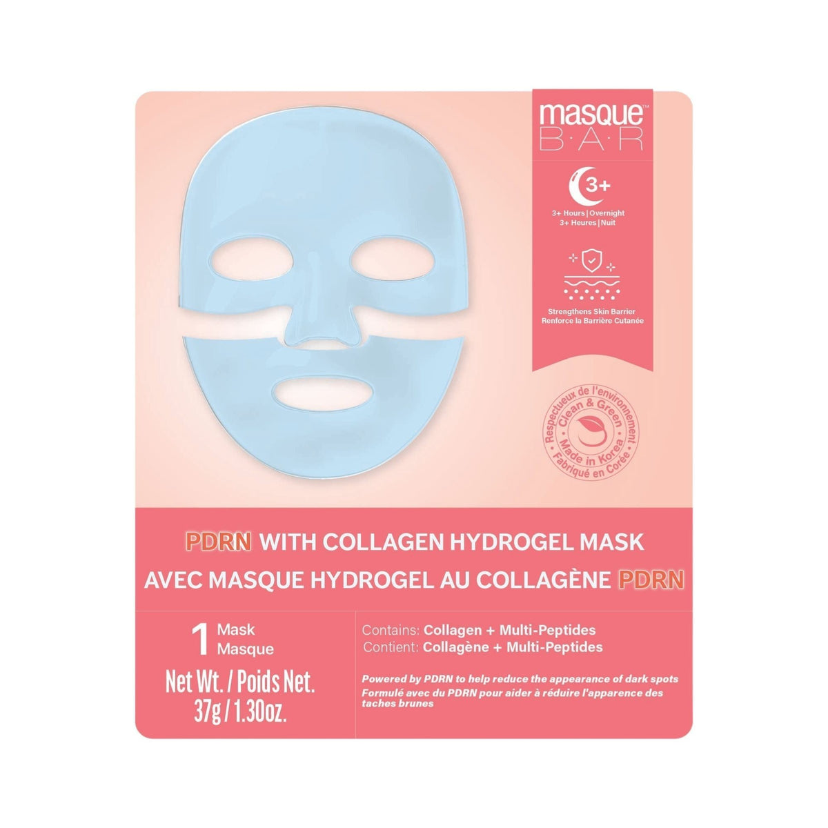 Masque Bar Masque hydrogel PDRN et collagène