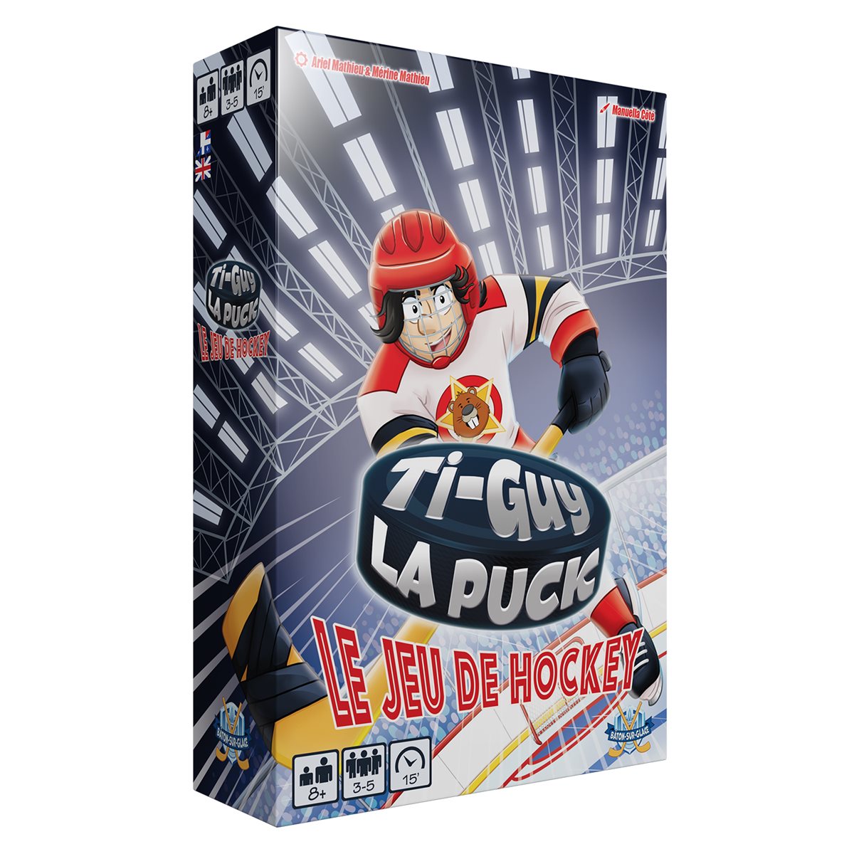 Ti-Guy La Puck - Le Jeu Hockey (Multilingue, 3-5 Joueurs, 8 Ans+)