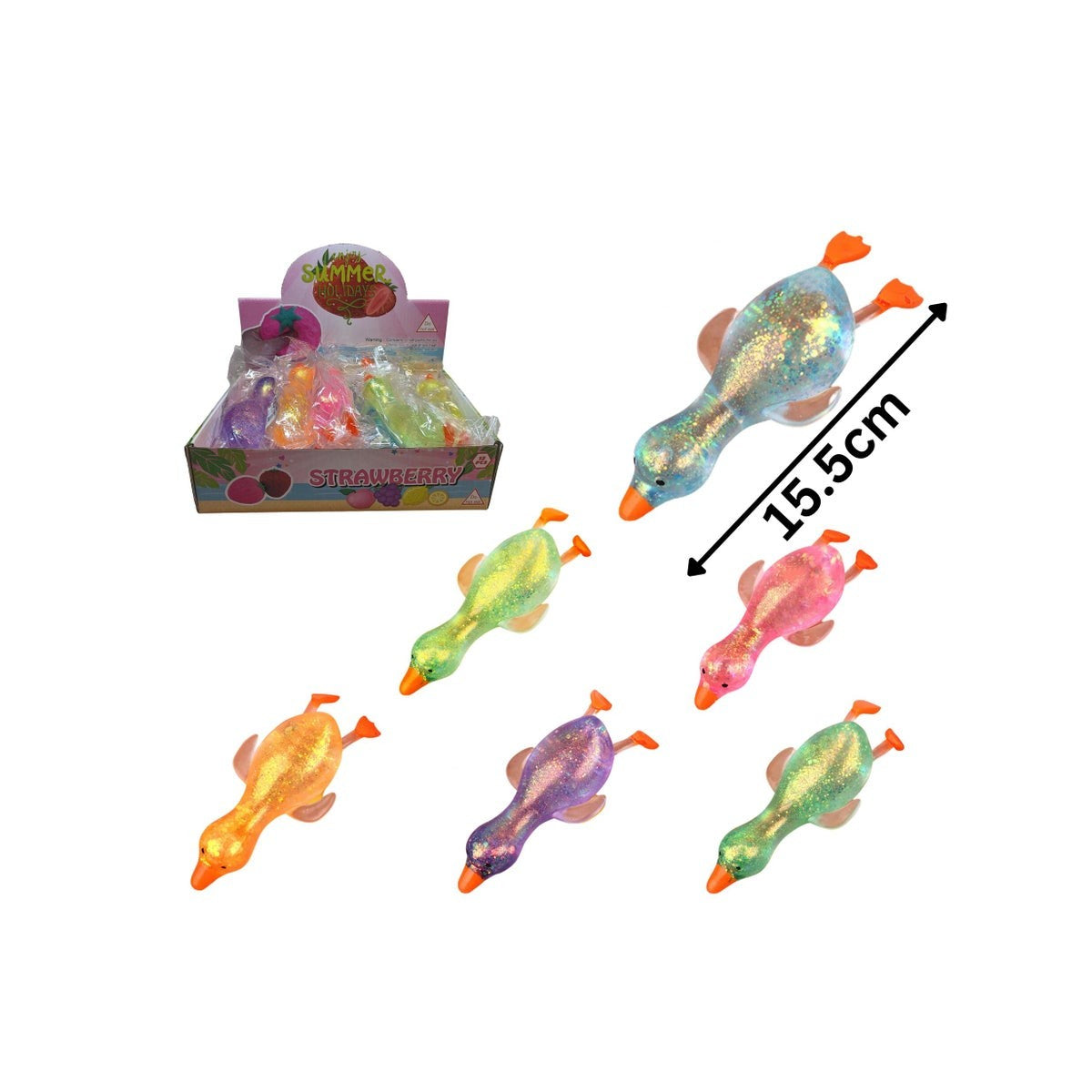 Canard Sucre avec Brillants, 15.5cm