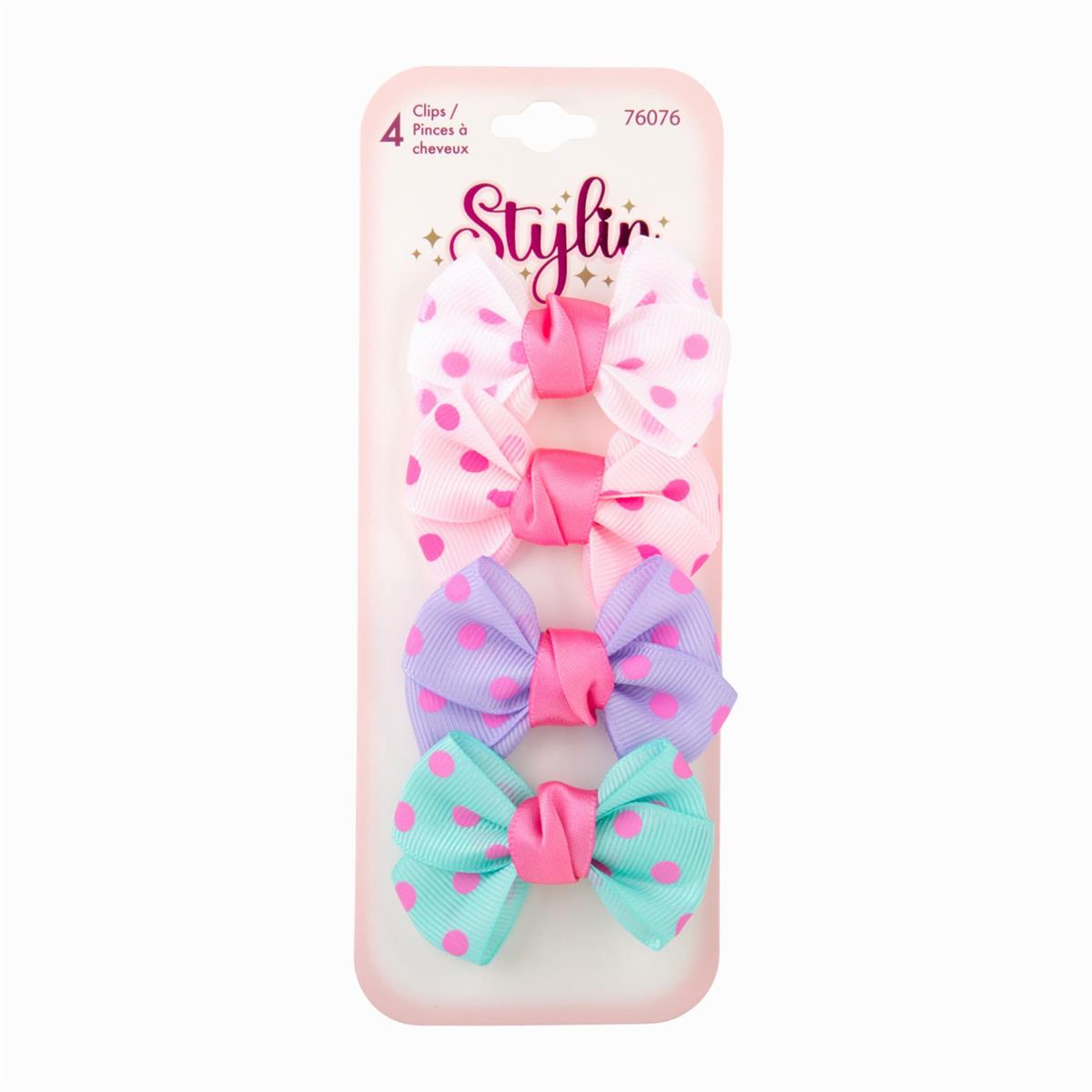 4-Piece Bow Hair Clips