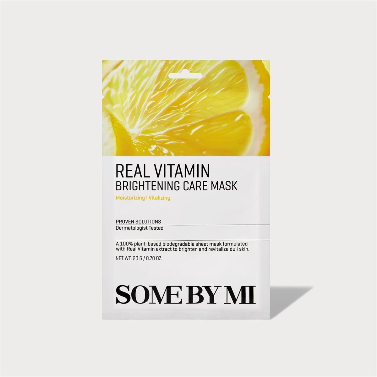 Some By Mi Masque en feuille éclaircissant Real vitamine