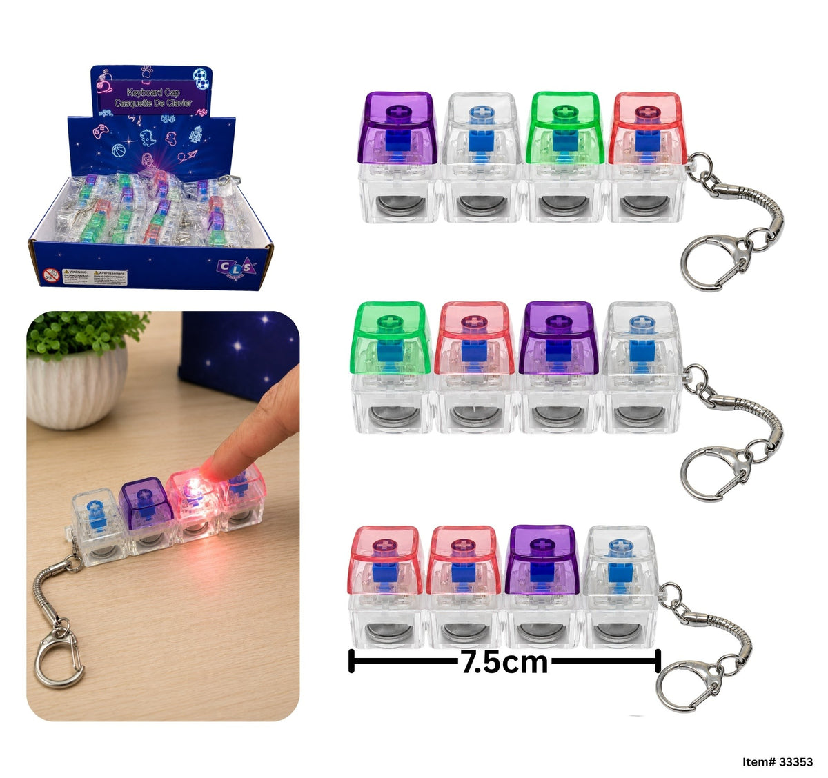 4 touches de clavier antistress