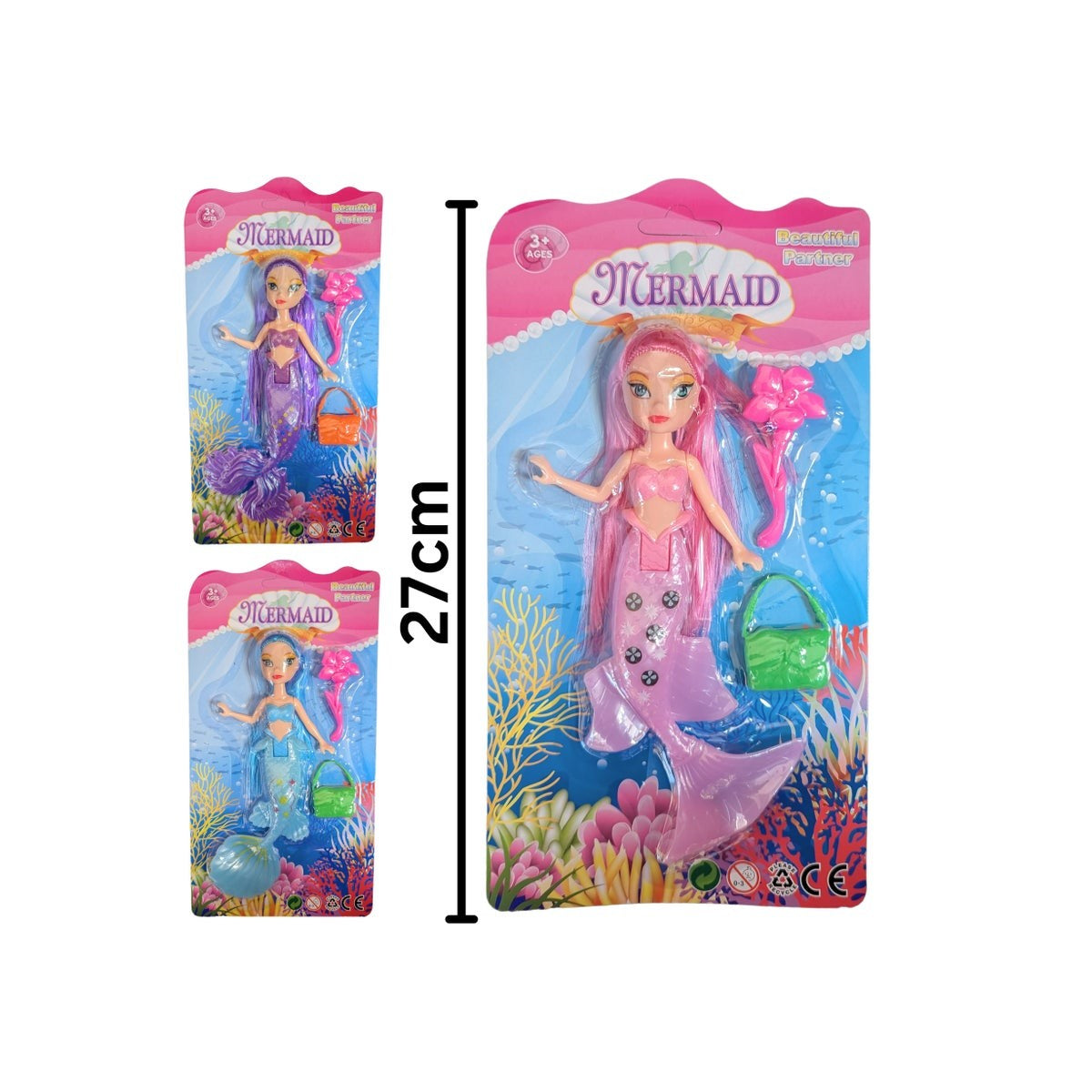 Poupee Sirene, 17.5cm