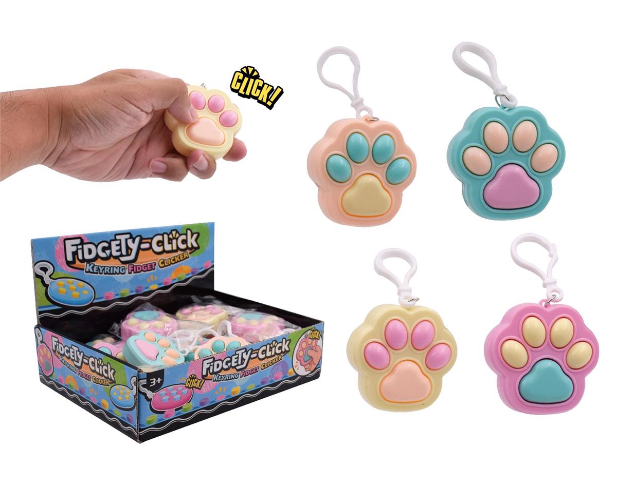 Fidget Click Button with Clip