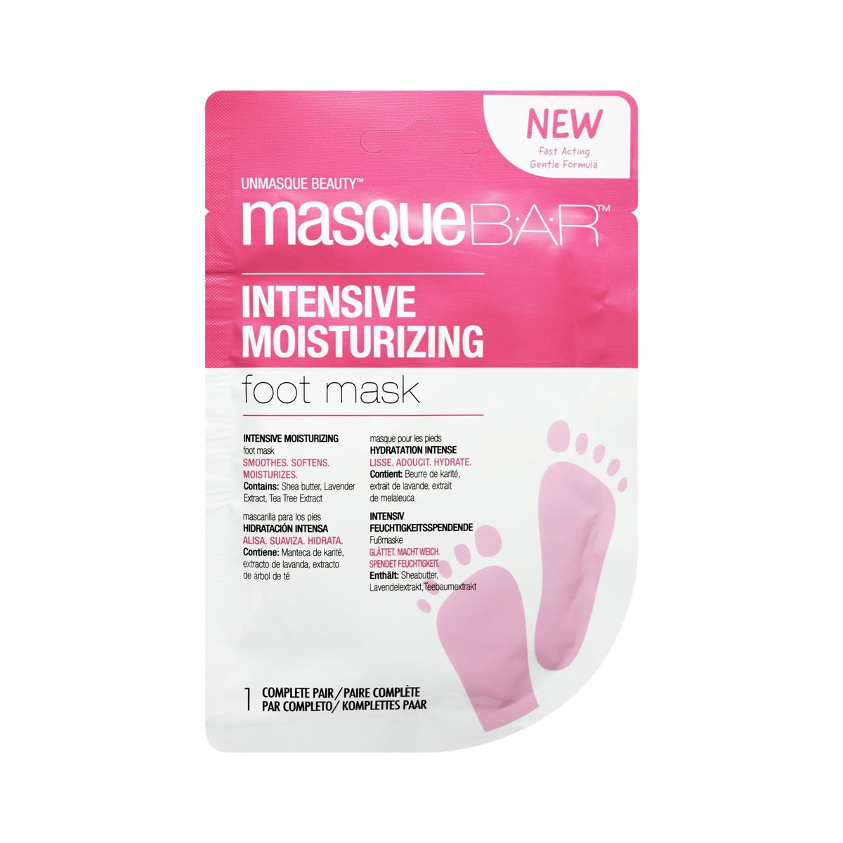 Masque Bar Masque pour les pieds hydratant intensif 1 paire
