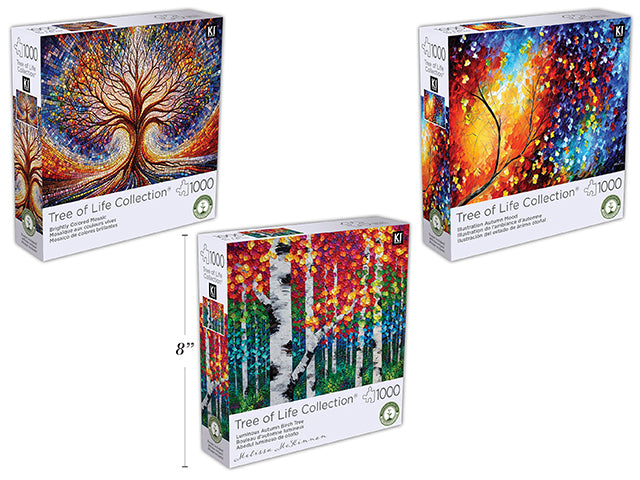 Casse-Tête Collection Arbre de Vie, 1 000 Pièces, 27x20po (3 Styles Assortis)