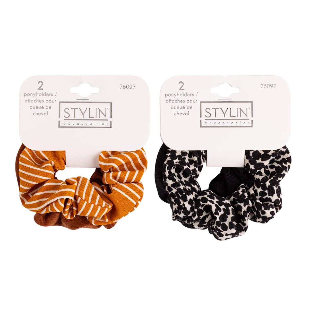 2-Piece Scrunchies, Olive