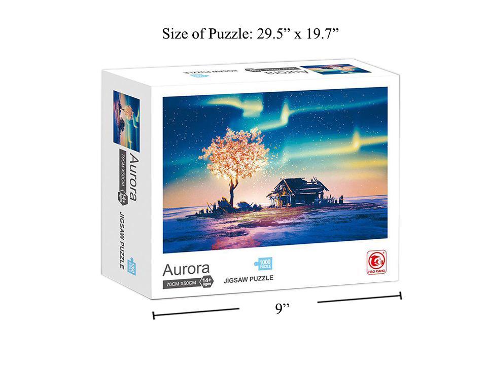 Casse-Tete Aurore, 1 000 Pieces, 14 Ans+, 29.5x19.7po