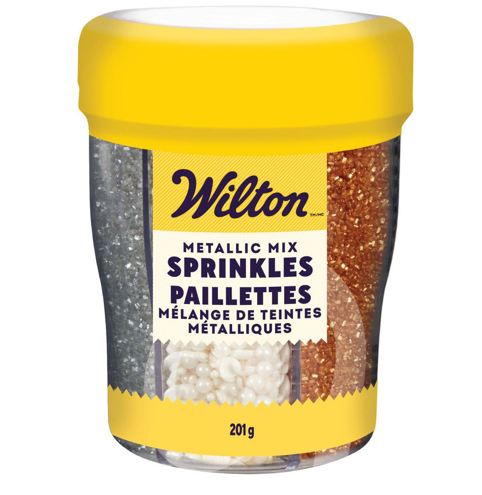 Wilton Mélange de Paillettes - Métallique, 6 Cellules avec Couvercle Rotatif, 201g