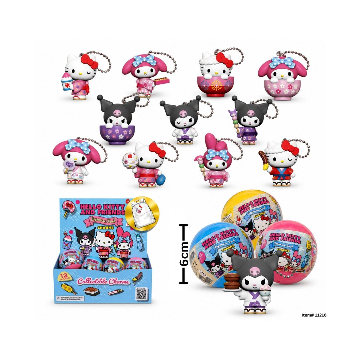 Hello Kitty Japanese Food Charms