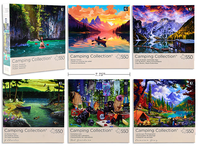 Casse-Tête Collection Camping, 550 Pièces, 24x18po (6 Styles Assortis)