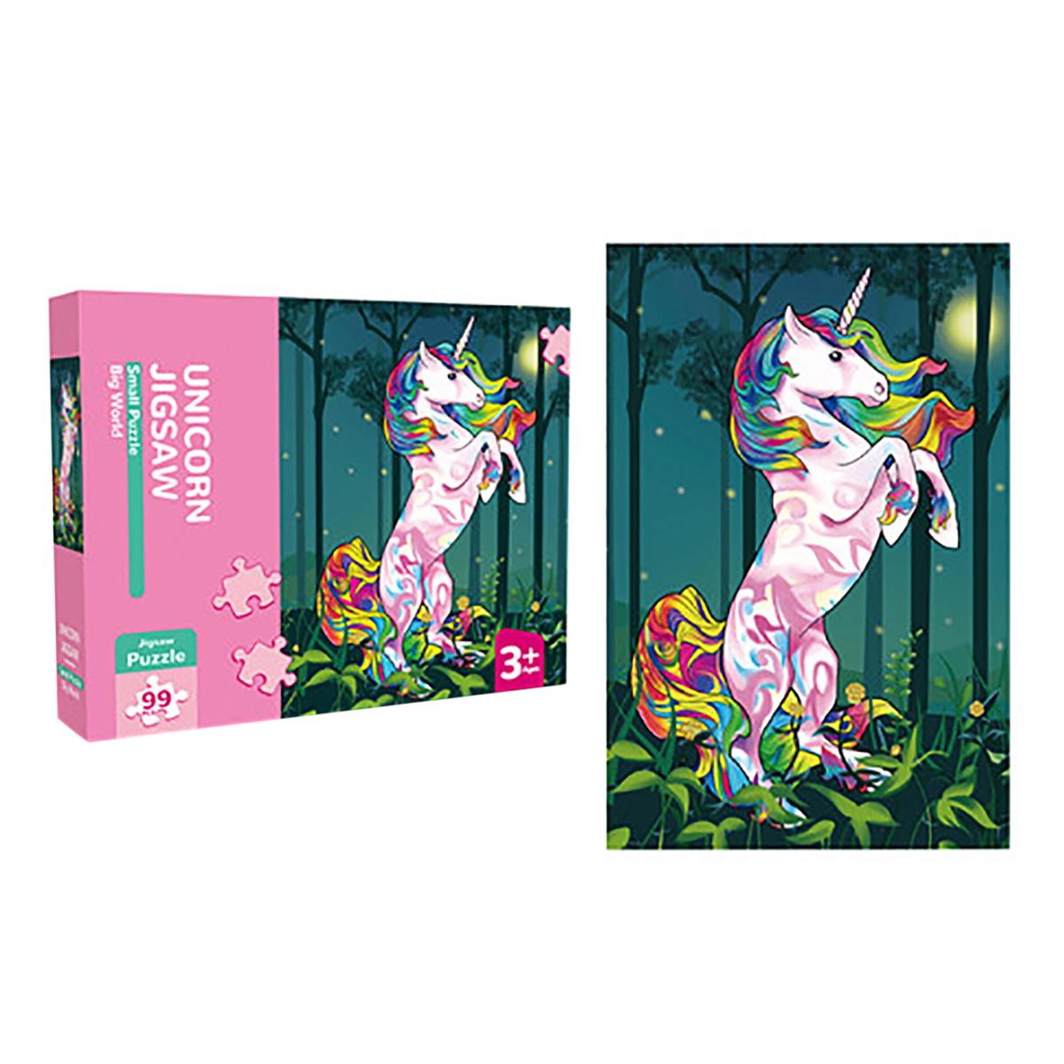 Casse-Tete Licorne Fantastique, 99 Pieces, 3 Ans+, 16.5x11po
