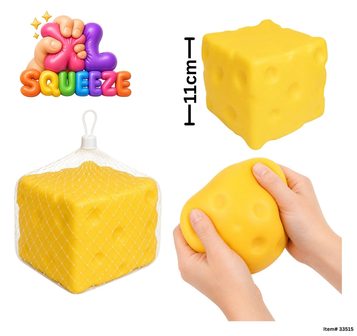 Fromage squishy XL 11cm