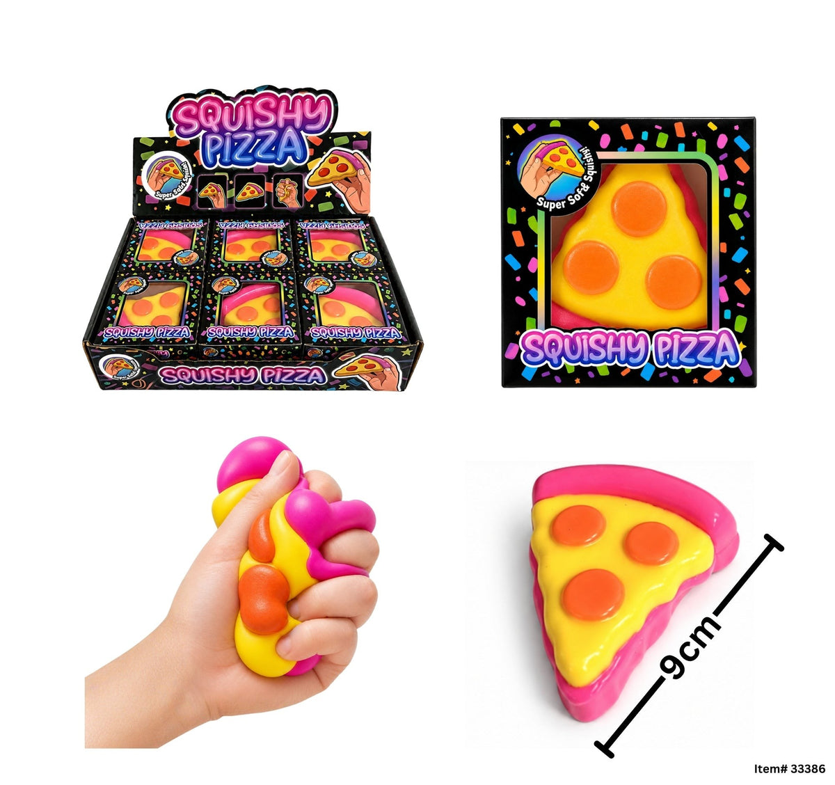 Pizza squish 7.5cm
