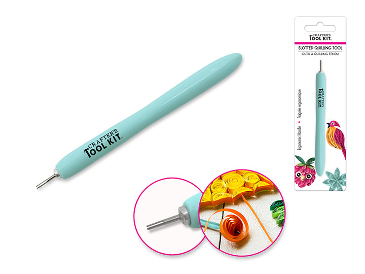 Slotted Quilling Tool with Ergonomic Handle 4.38in