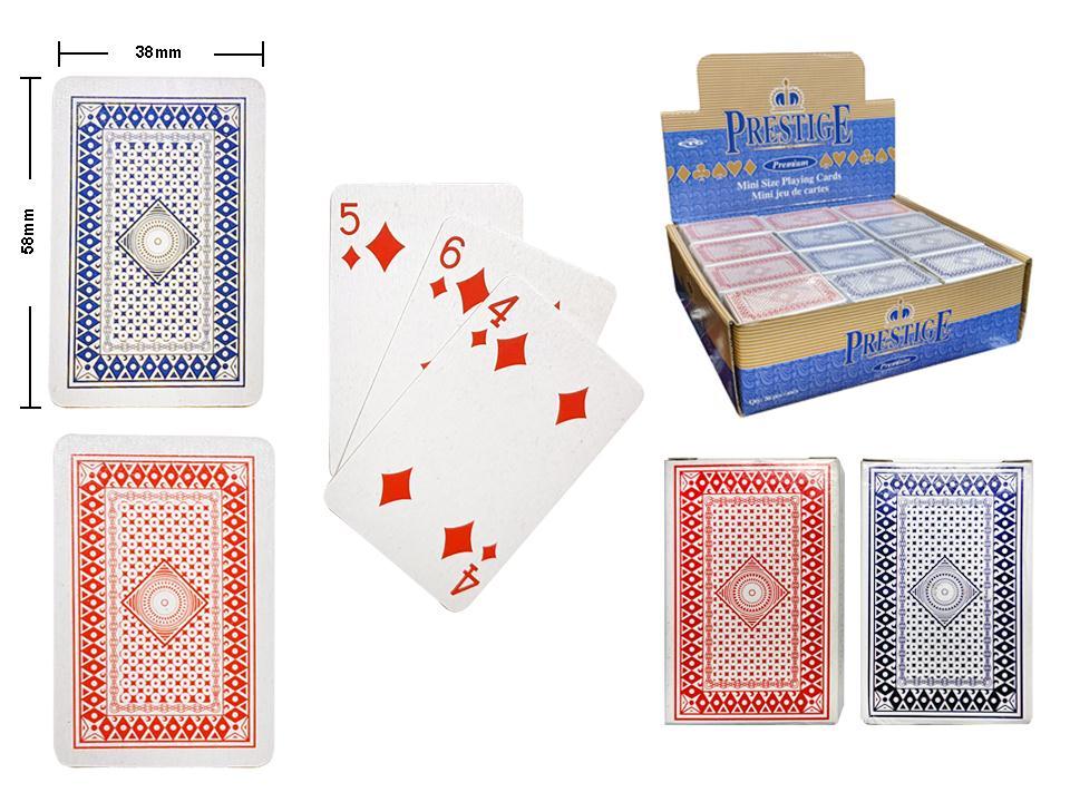 Mini Playing Cards, 38 x 58 mm