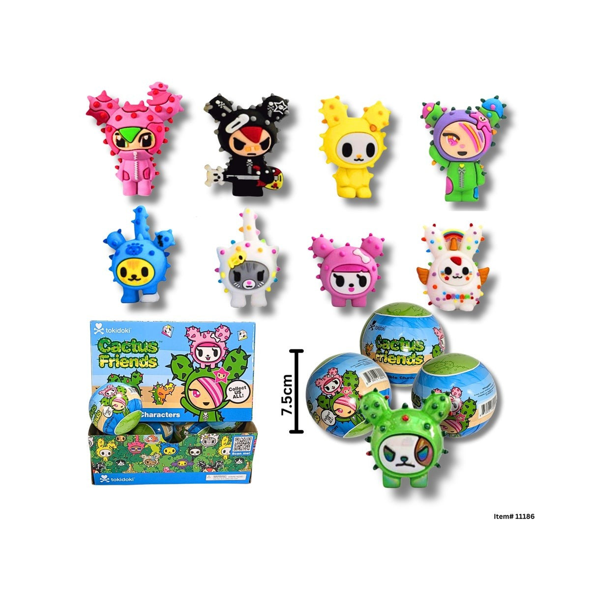 Figurines Collectionnables Tokidoki Cactus, 7.5cm