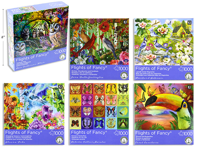 Casse-Tête Collection Flights of Fancy, 1 000 Pièces, 27x20po (6 Styles Assortis)