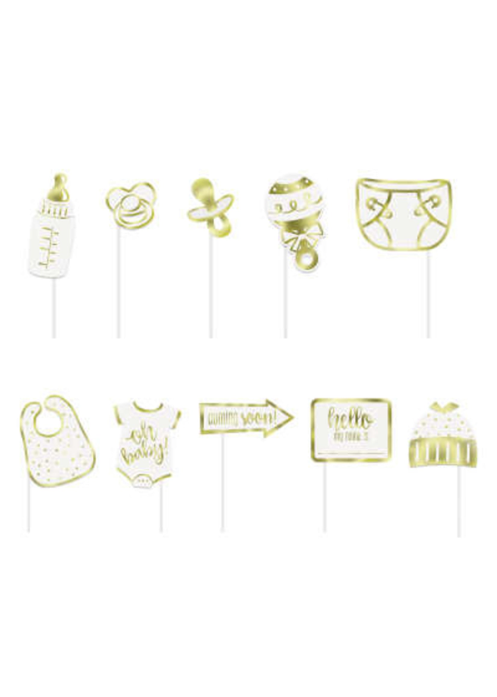 Oh Baby Gold 10 Accessoires Photo Grandeurs Variées